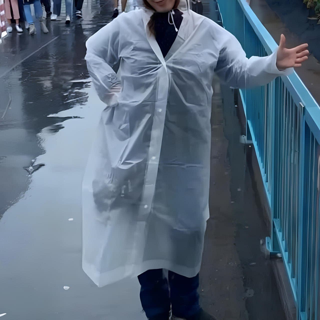 Kit 2 Capas de Chuva Reforçadas PVC Transparente